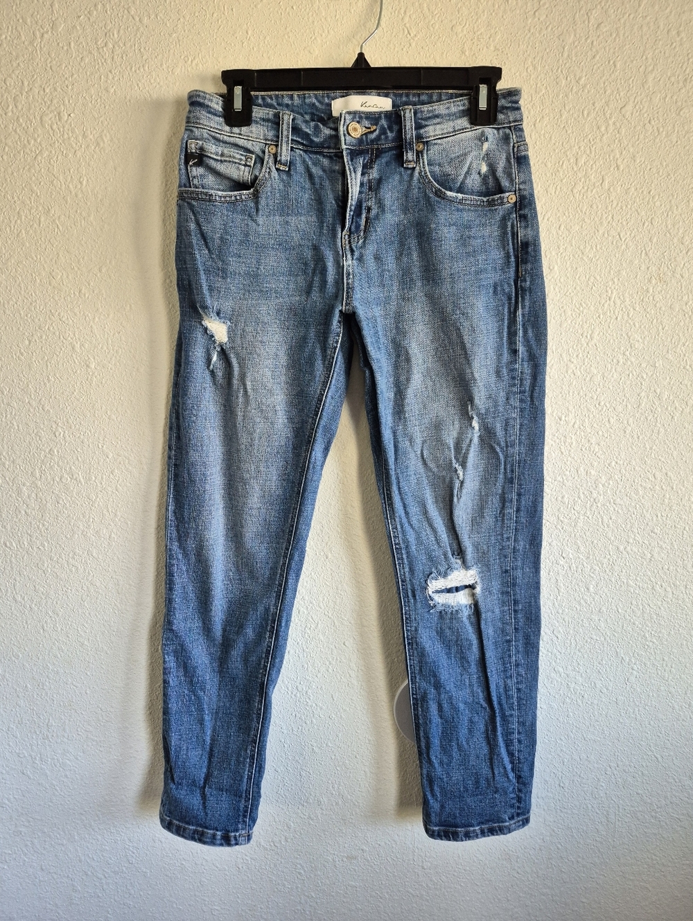 KanCan Distressed Blue Ankle Jeans Womens Size 1/24